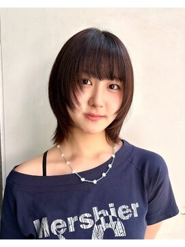 フェイス 石川町 (FACE) レイヤーカット×ミディアムレイヤー×レイヤーボブ×前髪あり