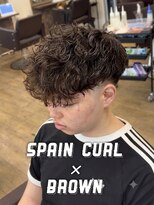 ルイ 京都烏丸店(Loui)&nbsp;スペインカール×ブラウンカラー
