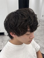 ノイセルヘアー(Noisyle Men's hair)&nbsp;ニュアンスパーマ/ニュアンスウルフ/ダウンバング/梅田/メンズ