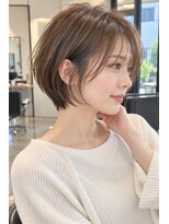 FRAMES 南浦和店【11月6日OPEN（予定）】&nbsp;ショートボブ髪型20代30代40代前髪あり前髪なし面長丸顔南浦和