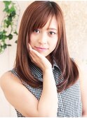 ストレートが織りなす清楚さ☆フェアリーストレートミディ☆
