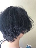 ショートナチュラルグラデーションレイヤーカット