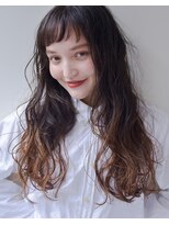 アトリエイトワ(atelier ittowa)&nbsp;小顔＆ひし形シルエット前髪パーマ大人かわいいイメチェン107