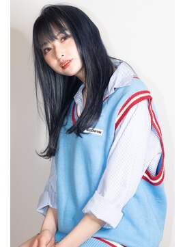 マアムジー 笹塚店(ma'am Zee) 【ma'am Zee栗栖】ブリーチ×2 ディープブルースタイル