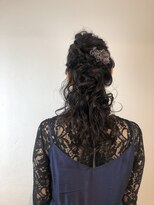 ドット ヘアー ジェム(dot.hair gem) ハーフアップアレンジ