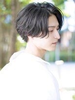 リップス 池袋(LIPPS)&nbsp;前下がりセンターパートマッシュボブ