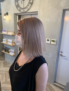 アンジェリカ 難波店(ANGELICA) ANGELICA 切りっぱなしホワイトベージュ♪