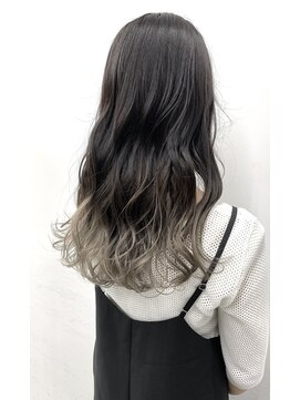 アライブ キチジョウジ(ALIVE Kichijoji) 結んで隠せるホワイトグレーグラデーション