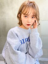 テイラー(Taylor) 【Taylor 大宮】ミルクティーベージュ×ゆる巻ボブ