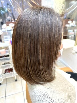 クオリス 上板橋店(QUALIS) 白髪ぼかしハイライト/ブリーチハイライト/うちまきローレイヤー