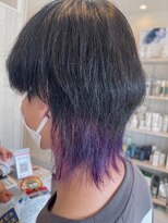 エルベ  茨大前店(elve)&nbsp;マッシュウルフ　インナーカラー