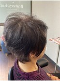 メリハリショート＆グレイカラー☆