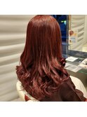 ローブリーチ＋レッドカラー