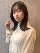 アース 三軒茶屋店(HAIR&MAKE EARTH) 三軒茶屋_レディース_ロング_韓国巻き_くびれ巻き_ブラウン_小顔