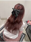 ピンクブラウン ブリーチなしダブルカラー <渋谷/渋谷駅>