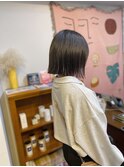 切りっぱなしボブ/外ハネボブ/ぱつっとボブ　渋谷
