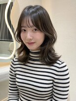 サイン 渋谷(SIGN)&nbsp;ザクザクレイヤーカット巻き方簡単ミディアムロング韓国表参道