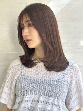 オーロ(ORO) くびレイヤー小顔カット◎前髪イメチェンこなれミディボブルフ