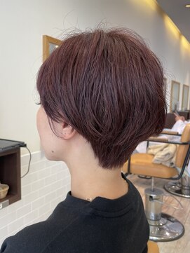 クラップス 横須賀中央店(CLAPS) ショートボブピンクベージュ 暖色