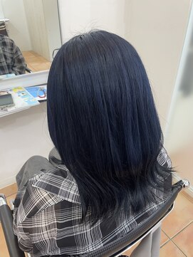 インパークス 町屋店(hair stage INPARKS) ネイビーブルー