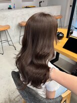 ハバナ 天神(HAVANA) ケアブリーチなしダブルカラー/髪質改善ストレート/オリーブ