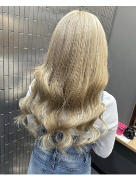 ボアップ 京橋店(boappu) #プルエクステ#透明感カラー#髪質改善#ハイトーンロング
