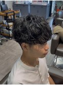 STYLE藤沢メンズカット黒髪40%シャドウパーマ