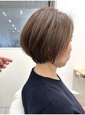 40代50代◎ハイライト白髪ぼかしふんわり大人ショート