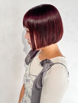 アッシュ 浜田山店(Ash) チェリーピンクボブ