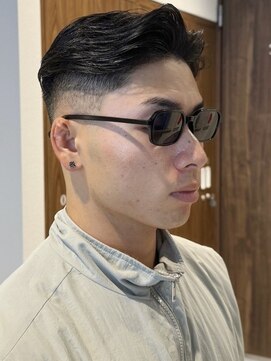 グルーマーズクレッジ 渋谷店(GROOMER/S CREDGE) men's/メンズ/ダウンパーマ/黒染め/韓国/ブルーブラック/渋谷