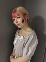 ロテ 名古屋 名駅店(Lote.)&nbsp;ミディアムヘア/デザインカラー/フェイスフレーミング/名古屋