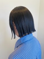 リスプレンデレブロレット risplendere BroLetto&nbsp;パラパラ切りっぱなしボブ×深みブルージュカラー