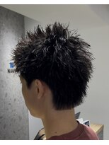 ネイビー 表参道(NAVY)&nbsp;スパイキーショートピンパーマ