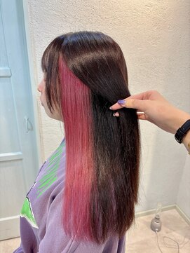 コード 四条河原町駅店(CHORD) インナーカラー/ピンクカラー/ブリーチ/京都/河原町