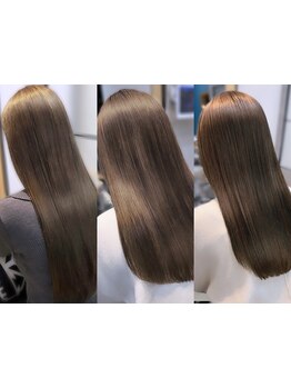 今までにない髪質改善に特化した酸性ストレート!ダメージによる広がりやうねりも［nix-free］におまかせ♪