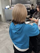 ローレン(Lolen.)&nbsp;毛先５センチだけ！ミルクティー裾カラー