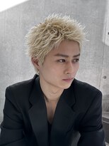 オーシャントーキョー ホワイト 原宿(OCEAN TOKYO WHITE)&nbsp;金髪スパイキーショート