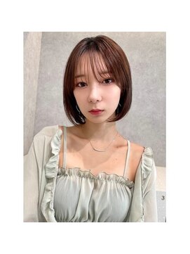 アッシュ 南町田グランベリーパーク店(Ash) レイヤーボブ×シースルーバング