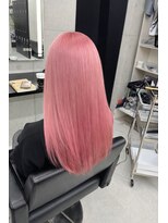 サイ(PSY)&nbsp;ペールピンク/髪質改善／池袋/ダブルカラー／ハイトーン