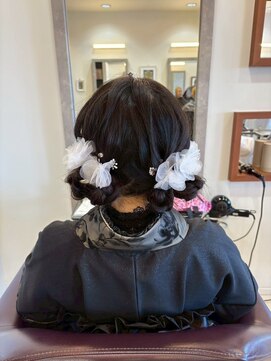 ノット 成田公津の杜(Knot) ダークパープル/夏のヘアアレンジ/成田公津の杜駅
