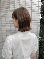 リア トーキョー(Lia TOKYO)&nbsp;【工藤武士】外ハネボブ×ナチュラルブラウン後ろ姿も上品ヘア