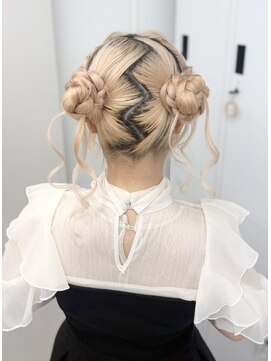 スタイル 横浜(STYLE) 結婚式お呼ばれヘアセット／クラゲヘア/横浜駅/リボン