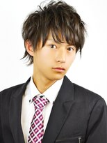 パティオンツー(PATIONN2)&nbsp;TAKAHIRO風無造作ふんわり束感ビジネスミディアムショート