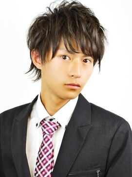 パティオンツー(PATIONN2) TAKAHIRO風無造作ふんわり束感ビジネスミディアムショート
