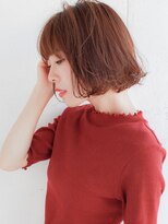 ルティア(Lutia)&nbsp;切りっぱなしボブ ナチュラルブラウン！