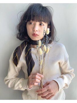 クラン(clan) clan <アッシュブラウン重軽美髪ウェーブ小顔ヘア