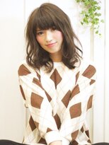 バセット バイ アルター 鎌取店(basset by aL-ter)&nbsp;美髪ラフエアウェーブミディ×ショコラブラウニーベージュ