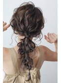 【ruf  hair design】簡単編みおろしスタイル