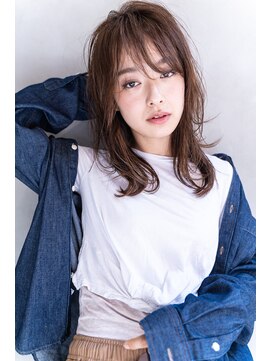 ルーク 立川(LUK) Lien☆大人かわいいココアブラウン×前髪シースルー　立川