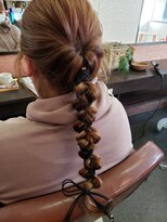 ロックザボート&nbsp;カラー後の三つ編み